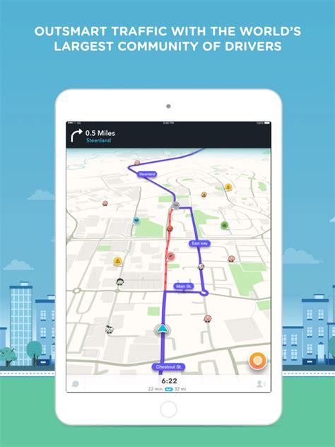 Waze Gps Maps And Social Traffic Screenshot