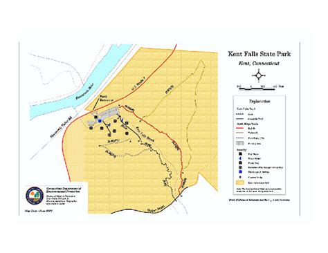 Kent Falls State Park trail map - kent ct • mappery