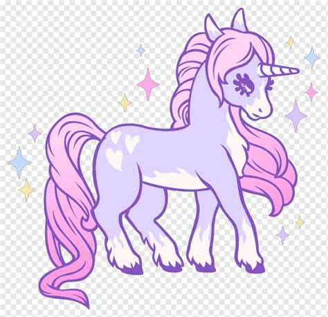 Desenho unicórnio unicor cavalo chibi png