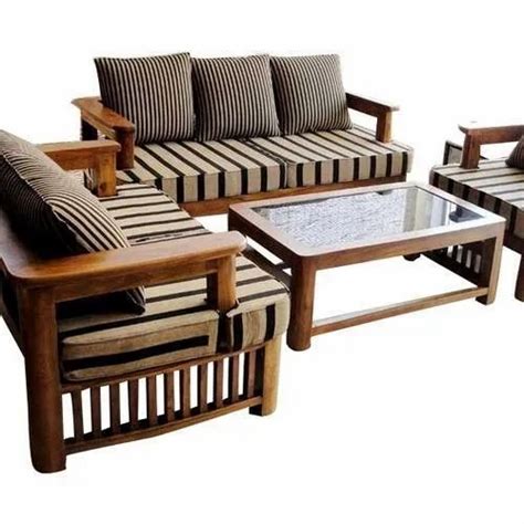 Seater Sheesham Wood Wooden Sofa Set At Rs Piece In Jaipur Id