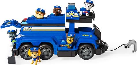 Paw Patrol Chases Camion De Policia Rescate Con 6 Cachorros Meses Sin