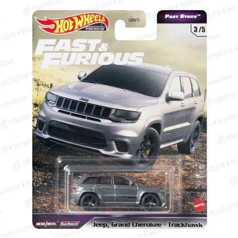 Hot Wheels Jeep Grand Cherokee Trackhawk Premium Fast Furious Riders