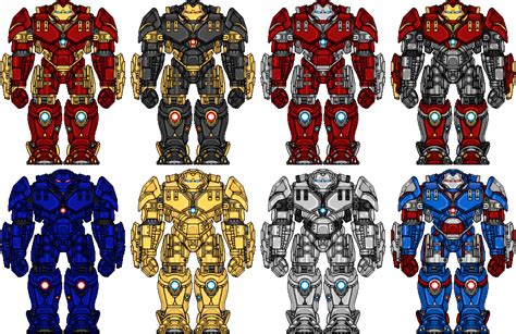 Iron Man Hulkbuster Variants By Ultimatelomeli On Deviantart