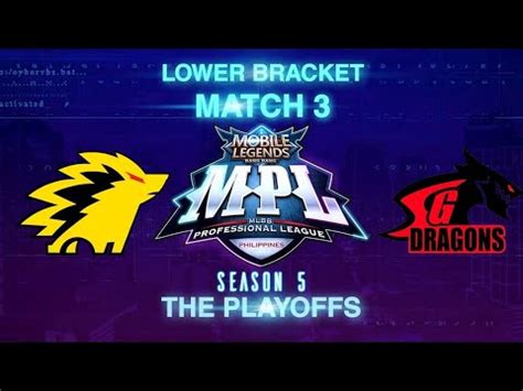 Onic Ph Vs Sgd Omega Game Mpl Season Lower Bracket Match The