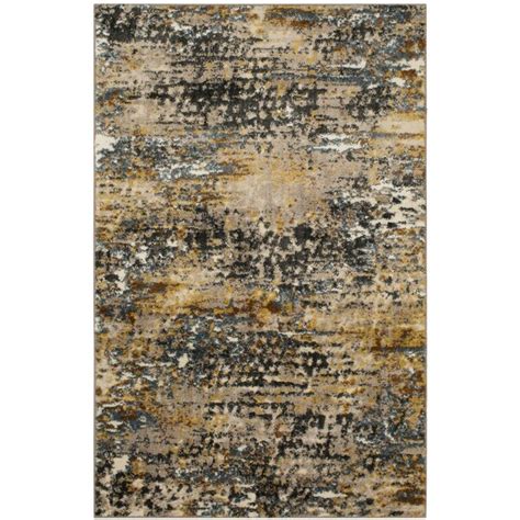 Karastan Crescendo Abstract Blackbeigegold Area Rug Perigold