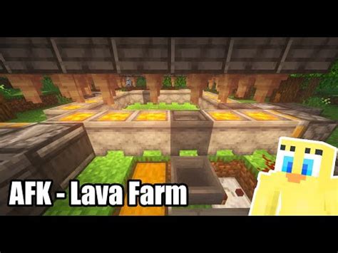 Minecraft Lava Farm Unendliche Lavaquelle Tutorial Youtube