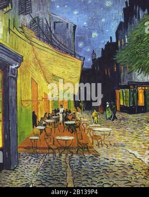 Terrace Of A Cafe At Night By Vincent Van Gogh Kroller Muller