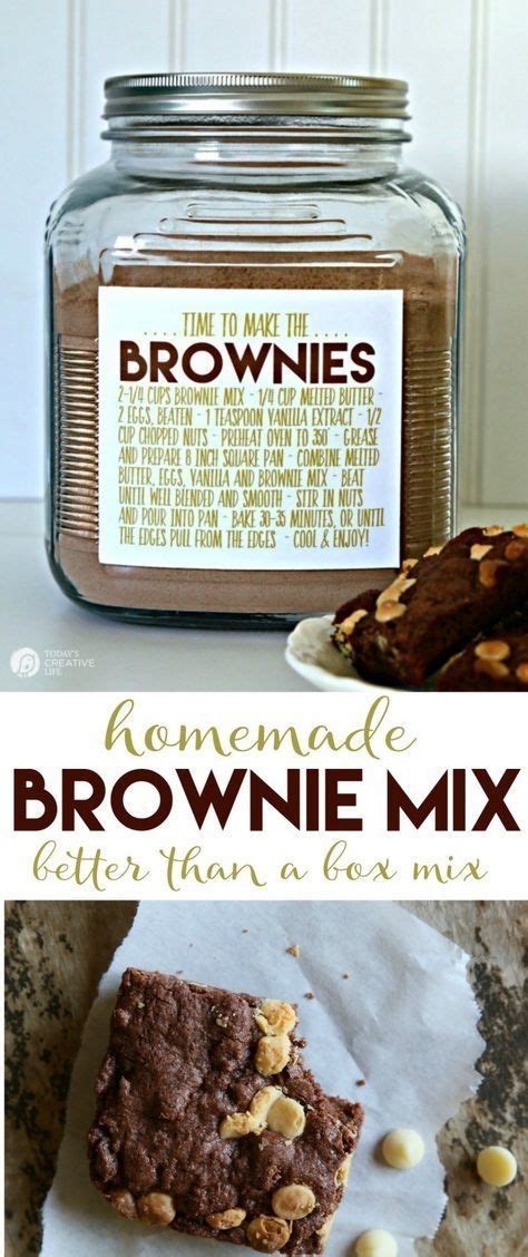 Brownie Better Than Box Mix Never Run Out Of Brownie Mix Again Make