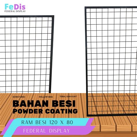 Jual RAM BESI BINGKAI BESI UKURAN 120 CM X 100 CM COATING Shopee