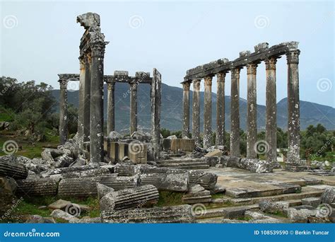 Euromos Temple Stock Photo CartoonDealer 108756930