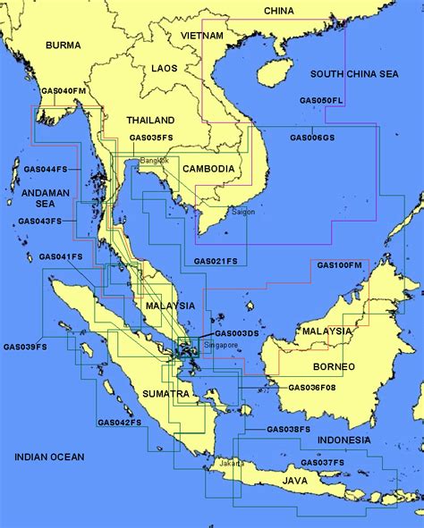 Thailand And Indonesia Map