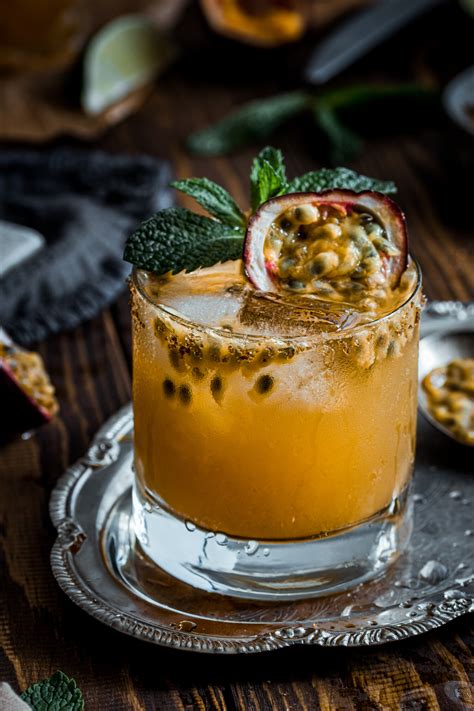 Passion Fruit And Rum Cocktail Murielle Banackissa