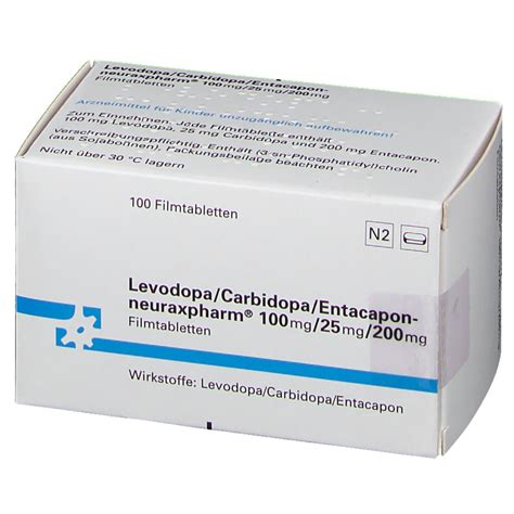 Levodopa Carbidopa Entacapon Neuraxpharm Mg Mg Mg St