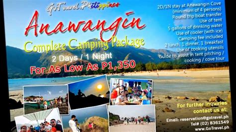 Anawangin Philippines Travel And Tour Package Youtube