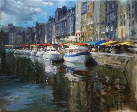 Untitled 2 Original Painting By Vladimir Volegov Honfleur Seascape