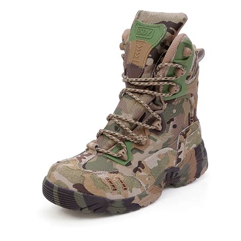 Esdy 60 Army Tactical Military Desert Boots Delta Commandos Boots Camouflage Hiking Shoes Boot