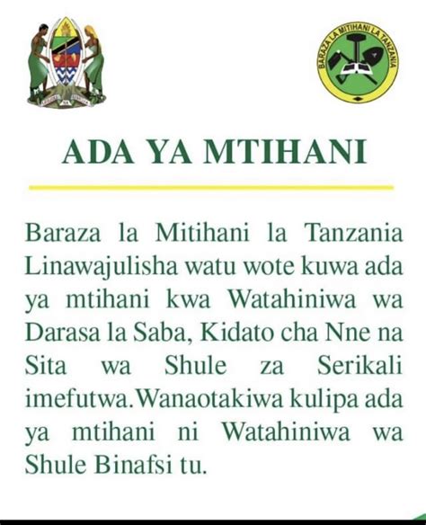 OFISI YA RAIS TAMISEMI On Twitter Taarifa Muhimu Kutoka Nectatz