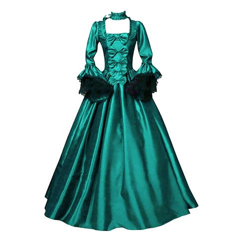 Women S Victorian Ball Gown 18th Century Vintage Renaissance Medieval Court Queen Dress Gothic