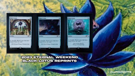 Black Lotus Reprint Set as Prize for MTG Vintage Championship