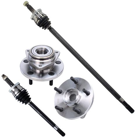 Detroit Axle Front 4pc CV Axles Kit For 4WD 1999 2004 Jeep Grand