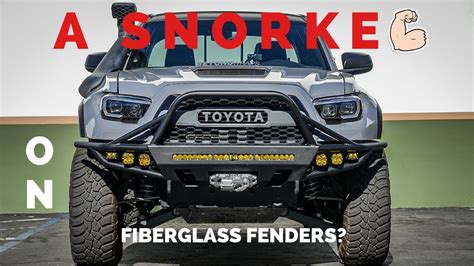 Snorkel Install On Fiberglass Fenders Youtube