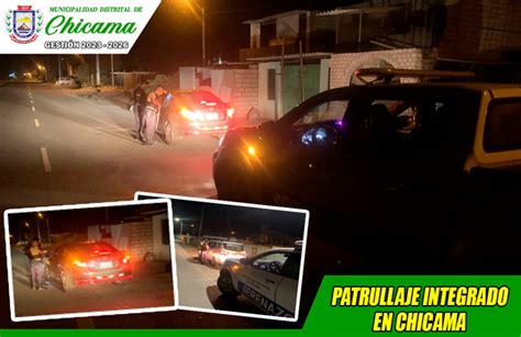 Patrullaje Integrado En Chicama Campa As Municipalidad Distrital De