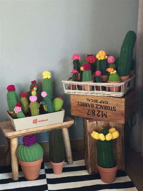 crochet cacti かぎ針 サボテン