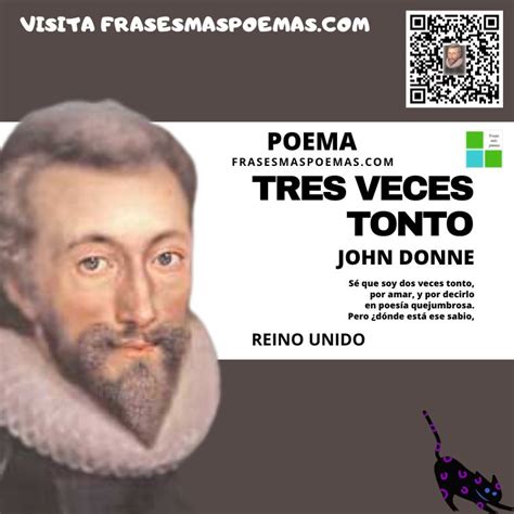 Tres Veces Tonto De John Donne Poema Frases M S Poemas