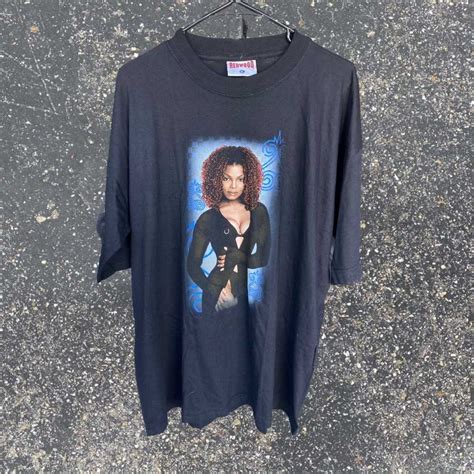 Vintage Janet Jackson Tour T Shirt S Gem