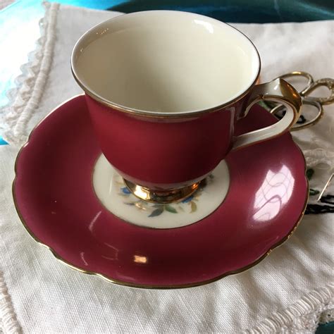 Vintage Royal Ivory KPM Demitasse Tea Cup And Saucer Etsy