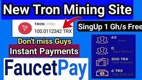 New Tron Mining Site Best Trx Mining Platform Singup Gh S Free