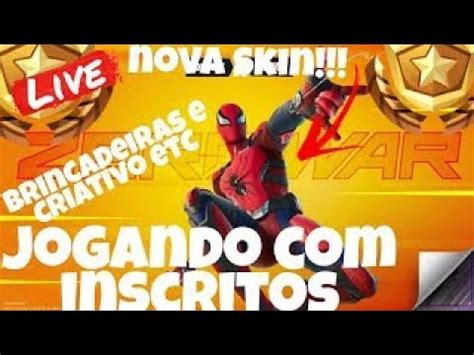 Live De Fortnite Ao Vivo Capitulo 4 Temporada 1 Jogando Inscritos