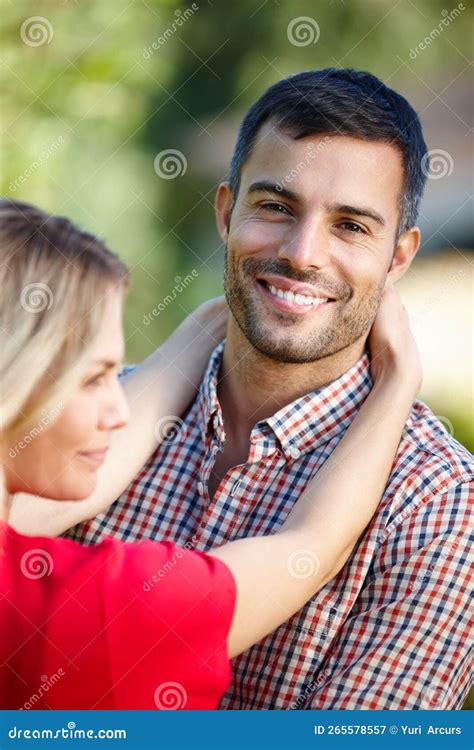 Shes Just So Perfect Portrait Of A Happy Young Couple Standing Outside