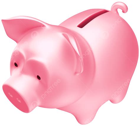 Savings And Money Pink Piggy Bank Wealth Deposit Money Business Png