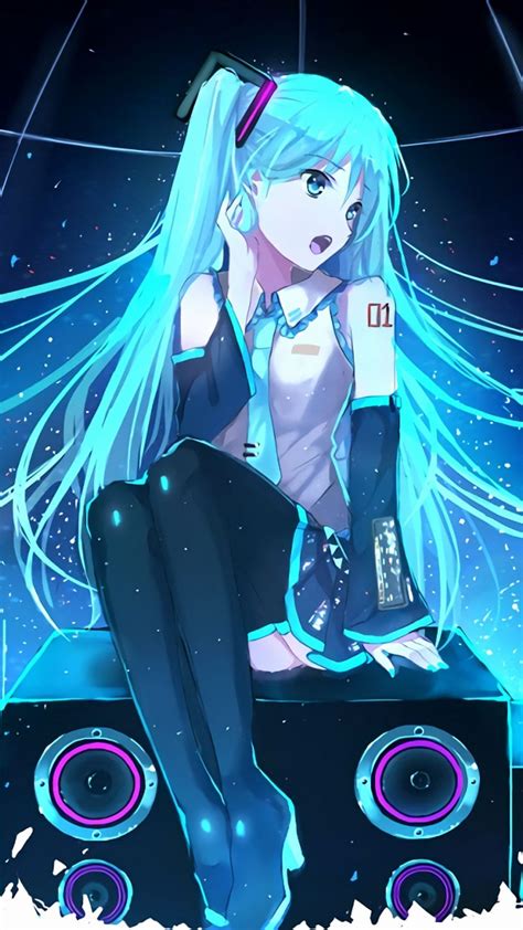 Hatsune Miku Android Blue Wallpapers - Wallpaper Cave