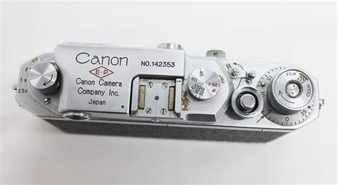 Canon Model Ii F Ep Vintage 35mm Rangefinder Camera With 50mm F18