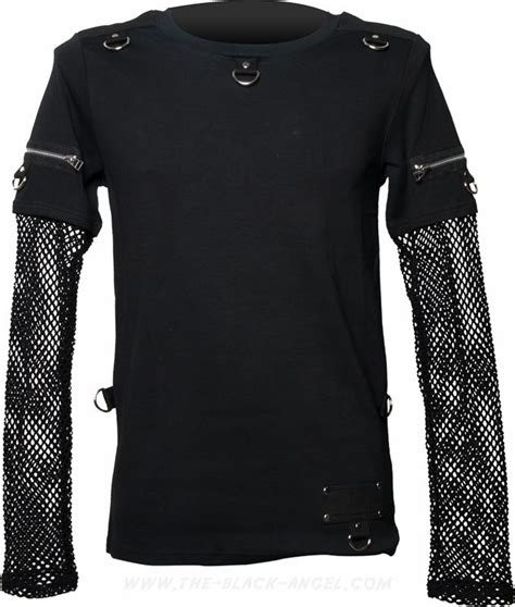 Gothic Clothing Shop Mens Long Sleeve Shirts And Tops Gothic Outfits