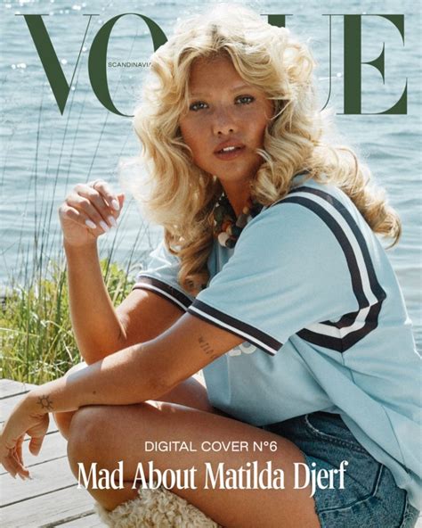 Matilda Djerf Channels S Waves For Vogue Scandinavia