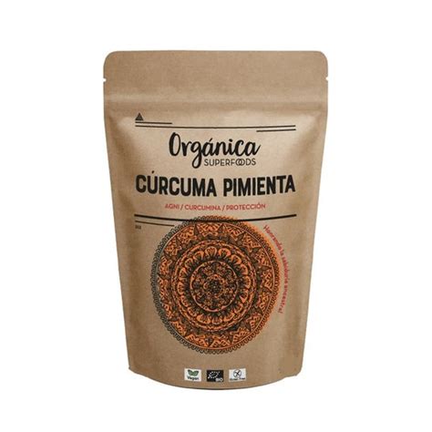 Organica Superfoods Curcuma Pimienta Polvo Bio 1Kg PromoFarma