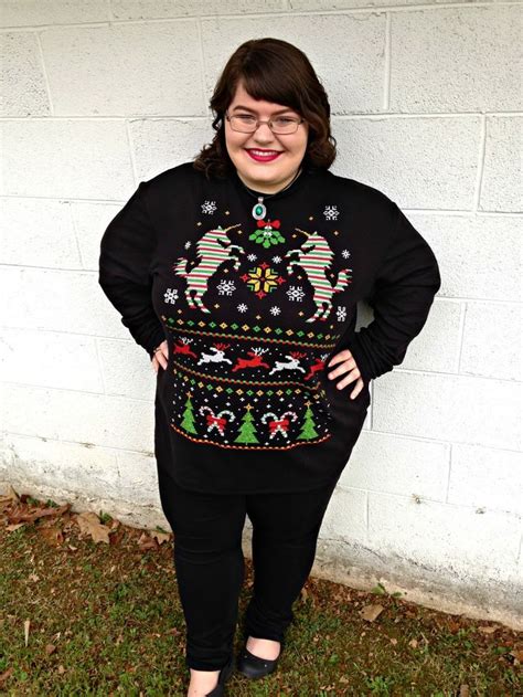 Unique Geek Plus Size Ootd Ugly Christmas Sweater