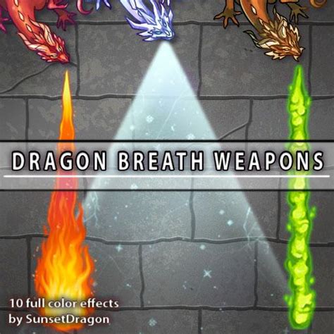 Chromatic and Metallic Dragon and Breath Weapons BUNDLE | Roll20 ...