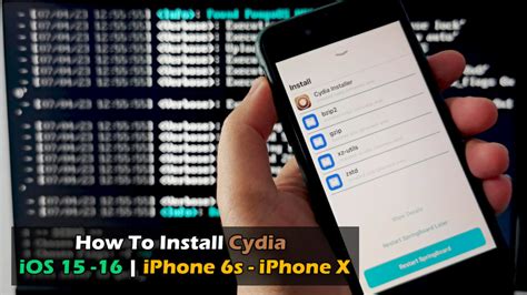 How To Install Cydia Ios 15 0 16 5 1 Iphone 6s Iphone X With Cydia