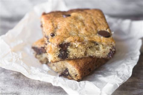 Banana Chocolate Chip Blondies • The View From Great Island