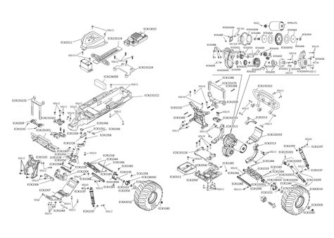 Exploded View Amp Crush Monster Truck 2wd Rtr Chassis Astra