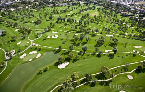 Letecký Pohled Na Golfové Hřiště Foto Fotografie Phoenix Usa