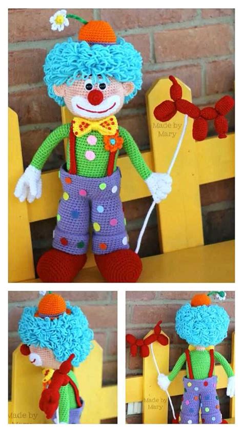 Amigurumi Cute Clown Free Crochet Pattern Artofit