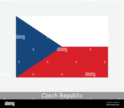 National Flag of Czech Republic. Czechia Country Flag. Czech Republic ...