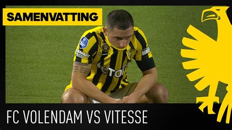 SAMENVATTING FC Volendam Vs Vitesse YouTube