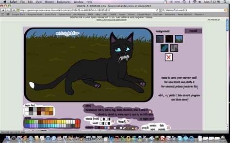 Midnightfur (Warrior Cat Maker) by WarriorCatLuver123 on DeviantArt