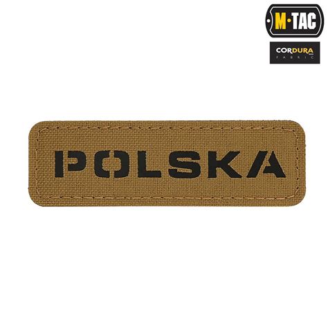 M Tac Naszywka Polska Laser Cut Velcro M Tac